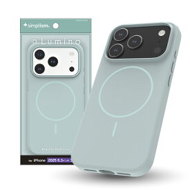 Simplism シンプリズム iPhone 17 Pro [Lumino] MagSafe対応 ハードケース TR-IP25M3-LOMS-BL