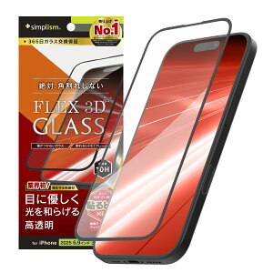 Simplism VvY iPhone 17 Pro Max [FLEX 3D] ڂɂ₳ ԐFϊ t[KX TR-IP25L3-G3-RLCCBK
