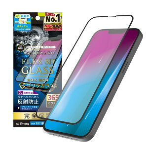 Simplism VvY iPhone 16e / iPhone 14 / 13 / 13 Pro [FLEX 3D] SKX ˖h~ FȂu[Cgጸ t[KX TR-IP25S-G3-GOB3AGK