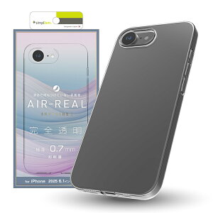 Simplism VvY iPhone 16e [AIR-REAL INVISIBLE] ɔyʃP[X TR-IP25S-ARP-CL