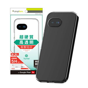 Simplism �V���v���Y�� Google Pixel 9a [Turtle] �n�C�u���b�h�P�[�X TR-PX259A-TT-CL