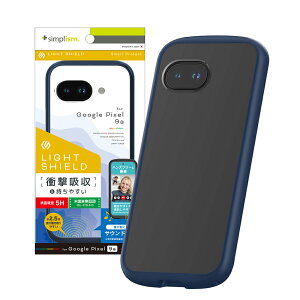 Simplism �V���v���Y�� Google Pixel 9a [LIGHT SHIELD] �Ռ��z�� �n�C�u���b�h�P�[�X TR-PX259A-LD-CLNV