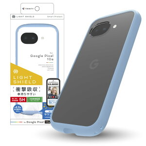 TRINITY �g���j�e�B GooglePixel10a�p [LIGHT SHIELD] �Ռ��z�� �n�C�u���b�h�P�[�X TR-PX2610A-LD-CLBL