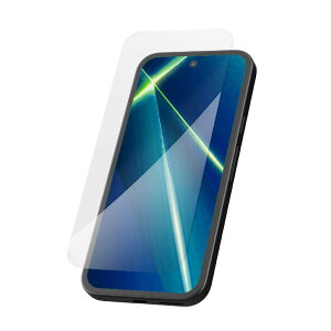 TRINITY �g���j�e�B Google Pixel 9a �t���J�o�[ ���F���Ȃ��u���[���C�g�ጸ ��ʕی십���K���X �ʒu�s�^ TR-PX259A-GLI-CSB3CCEC �G�R�p�b�P�[�W