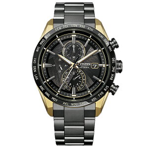 CITIZEN �V�`�Y�� ATTESA �A�e�b�T LIGHT in BLACK �N���m�O���t �u���b�N ���[���h�^�C�� �f�C&�f�C�g�\�� ����R���N�V���� AT8384-58E �����Y �r���v �������K�i ��������