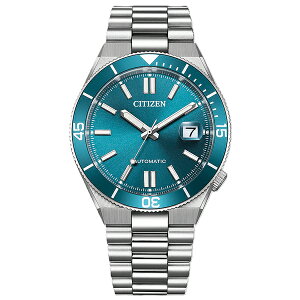 NJ0231-56L CITIZEN COLLECTION Mechanical �V�`�Y���R���N�V���� �u���[/�V���o�[ �X�|�[�c �@�B�� �V�[�X���[�o�b�N �t��]�h�~�x�[�� �f�C�g�\�� �����Y �r���v �������K�i ��������
