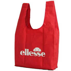 【クリックポスト発送】エコバッグ エレッセ ellesse マチあり 幅広持ち手 丈夫 ポリエステル 大容量 折りたたみ コンパクト 軽量 メンズ レディース お買い物 バッグ マイバッグ ショッピングバッグ ブラック ネイビー レッド ライトブラウン ワンポイント