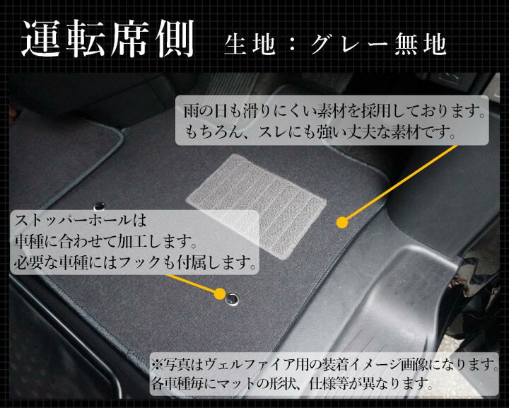 楽天市場】カーマット トヨタ アルファード/ヴェルファイア 20系/25系 