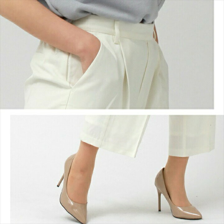 楽天市場 ワイドパンツ レディース きれいめ ガウチョパンツ ワイドパンツ 春夏 ホワイト ハイウエスト レディース ガウチョパンツ レディース 黒 大きいサイズ クロップドパンツ スカンツ スカーチョ 美脚 ウエストゴム 春 夏 秋 冬 ファーマル チャコールグレー