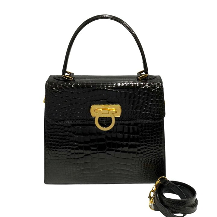 楽天市場】【ポイント2倍】極 美品 Salvatore Ferragamo フェラガモ  