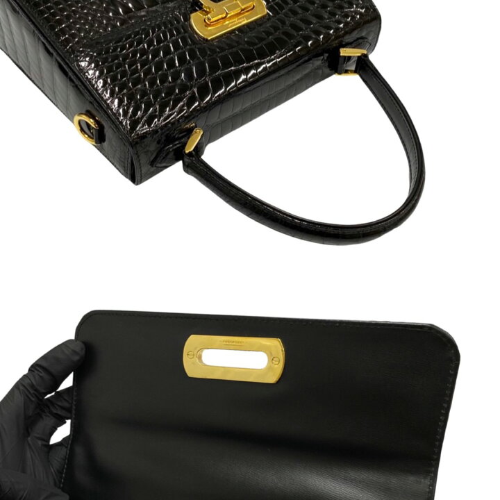 楽天市場】【ポイント2倍】極 美品 Salvatore Ferragamo フェラガモ  