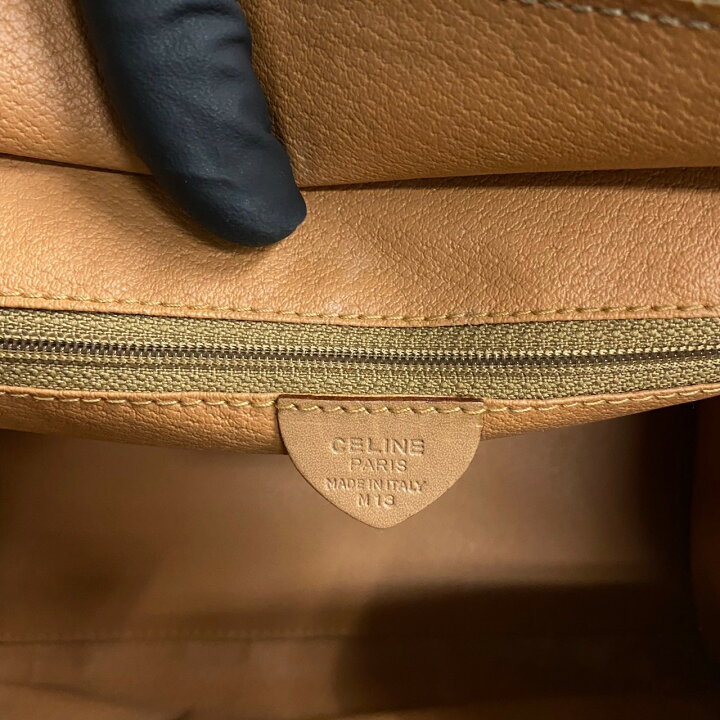 楽天市場】【ポイント2倍】極 美品 CELINE セリーヌ マカダム ブラゾン  
