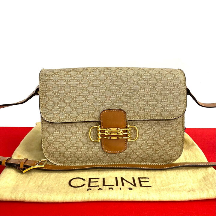 楽天市場】【ポイント2倍】極 美品 袋付 CELINE セリーヌ ヴィンテージ  