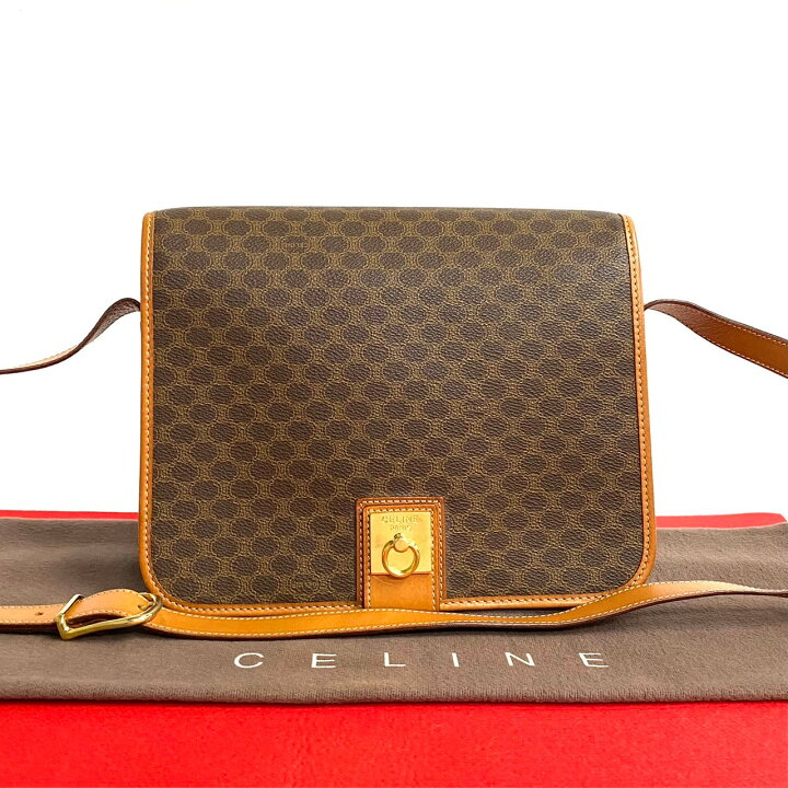 楽天市場】【ポイント2倍】極 美品 CELINE セリーヌ マカダム ブラゾン  