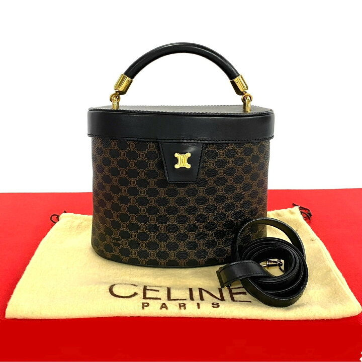 楽天市場】【ポイント2倍】ほぼ未使用 袋付 CELINE セリーヌ マカダム  
