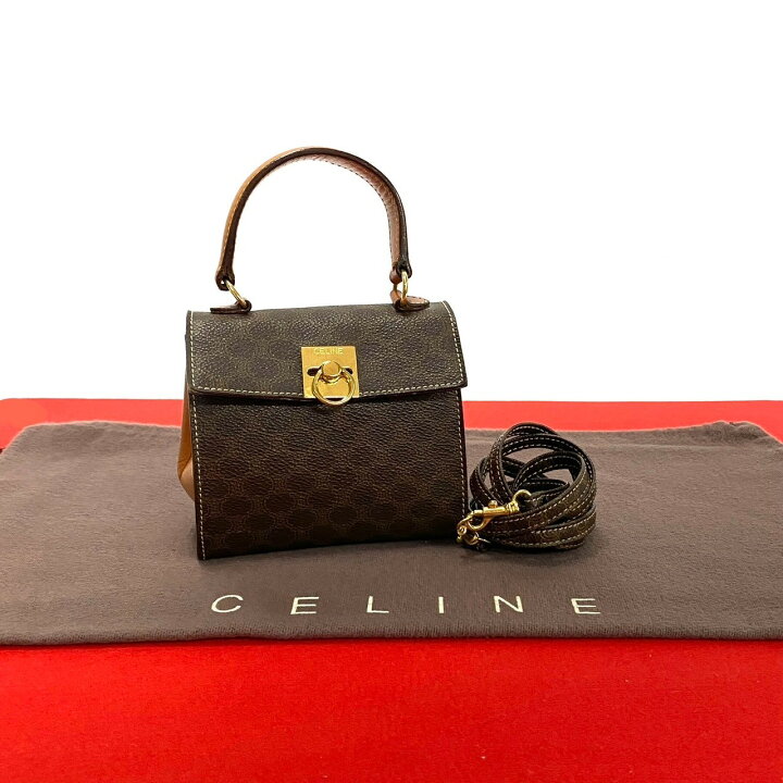 楽天市場】【ポイント2倍】極 美品 CELINE セリーヌ ヴィンテージ 