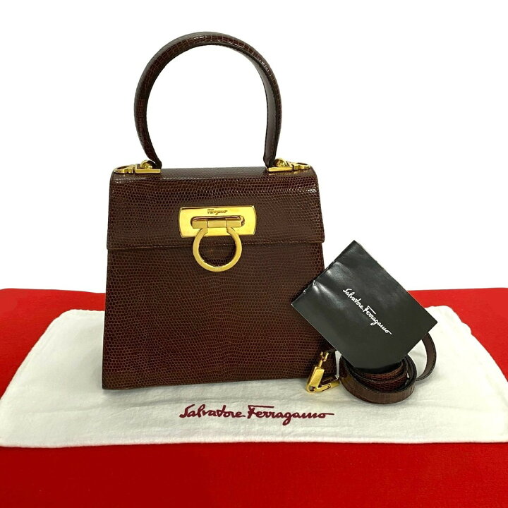 楽天市場】【ポイント2倍】極 美品 Salvatore Ferragamo 