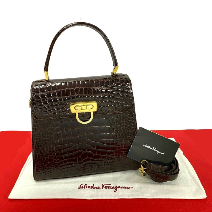 楽天市場】【ポイント2倍】ほぼ未使用 Salvatore Ferragamo 