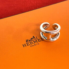 【ポイント2倍】極 美品 希少品 HERMES エルメス オズモズ PM シルバー925 リング 指輪 11号 アクセサリー メンズ レディース シルバー 64233【送料無料】【中古】