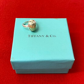 【ポイント2倍】極 美品 TIFFANY&Co. ティファニー ヴィンテージ スカラベ リング シルバー925 K18ゴールド 指輪 11号 アクセサリー シルバー 16347【送料無料】【中古】