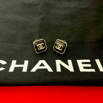 楽天市場】CHANEL ピアス ブラックの通販