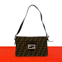 楽天市場】fendi ズッカ マンマバケット ワンショルダー ブラウン キの通販