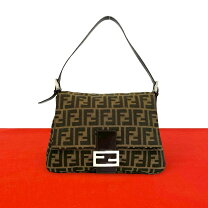 楽天市場】fendi ズッカ マンマバケット ワンショルダー ブラウン キの通販