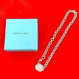 【ポイント2倍】極 美品 TIFFANY&Co. ティファニー リターントゥ オーバル ネックレス シルバー925 アクセサリー シルバー 44945 【送料無料】【中古】