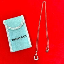 TIFFANY&Co.（ティファニー） ネックレス オープン ティアドロップ 