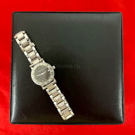 【ポイント2倍】稼働品 極 美品 ケース付き TIFFANY&Co. ティファニー アトラス ステンレススチール 腕時…