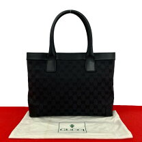 楽天市場】グッチ トートバック 黒の通販