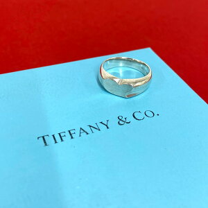 【ポイント2倍】極 美品 TIFFANY&Co. ティファニー ヴィンテージ シグネット リング シルバー925 指輪 