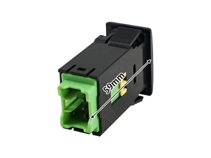 楽天市場 マツダ車 スズキ車用 Led On Offスイッチ Ledランプ付き グリーン サービスホール 後付けスイッチ トライスターズ