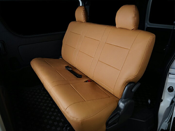 楽天市場】200系 ハイエース S-GL パンチングレザー キャメルレザー 