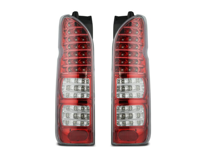 楽天市場】ハイエース 200系 フルLED ハーフレッドインナー クリア 