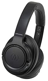 【中古】 audio technica オーディオテクニカ SoundReality ノイズキャンセリングワイヤレスヘッドホン Bluetooth マイク付 ブラック ATH-SR50BT BK