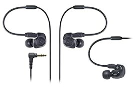 【中古】 audio technica オーディオテクニカ IM Series カナル型モニターイヤホン デュアル・シンフォニックドライバー ブラック ATH-IM50 BK