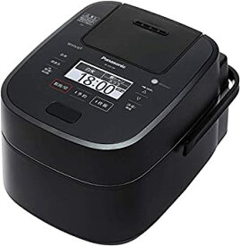 【中古】 パナソニック 炊飯器 1升 スチーム&可変圧力IH式 Wおどり炊き ブラック SR-VSX189-K