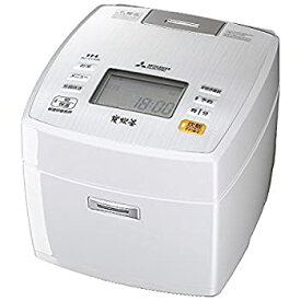 【中古】 三菱電機 IHジャー炊飯器 備長炭炭炊釜 5.5合炊き ピュアホワイト NJ-VV106-W