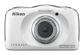 【中古】 Nikon ニコン デジタルカメラ S33 防水 1317万画素 S33 ホワイト S33WH