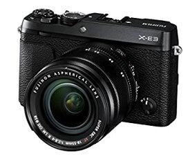 【中古】 FUJIFILM 富士フイルム ミラーレス一眼カメラ X-E3レンズキットブラック X-E3LK-B