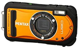 【中古】 PENTAX 防水デジタルカメラ Optio W90 シャイニーオレンジ OPTIOW90SO
