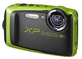 【中古】 FUJIFILM 富士フイルム デジタルカメラ XP90 防水 ライム FX-XP90LM