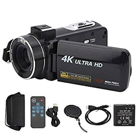 【中古】 DVビデオカメラ USB2.0DVビデオカメラ 3インチ 4K解像度 F 2.6f = 7.0mm固定レンズ 1080P静止画 18倍ズーム 128GB HCSDカードに拡張可能 最大