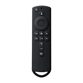 【中古】 エレコム FireTVStick4K対応 (2020年9月発売モデル対応) 音声認識リモコン用シリコンカバー フルカバータイプ フック穴付き AVD-AFTSRCBK ブラッ