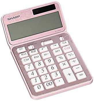 【中古】 SHARP シャープ 電卓50周年記念モデル ナイスサイズモデル ピンク系 EL-VN82-PX：バリューコネクト