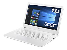【中古】 acer エイサー ノートパソコン Aspire V3-372-A34D W Windows 10 13.3インチ Core i3-6100U