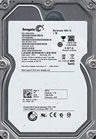 【中古】 Seagate 3.5インチ内蔵HDD 1TB 7200rpm SATA 6.0Gb/s 32MB ST31000524AS