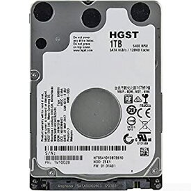 【中古】 HGST 日立 2.5inch HDD 1TB SATA 7mm厚 128MBキャッシュ HTS541010B7E610