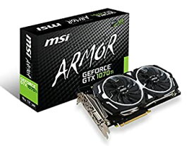 中古 【中古】(未使用品) MSI GeForce GTX 1070 Ti ARMOR 8G グラフィックスボード VD6491
